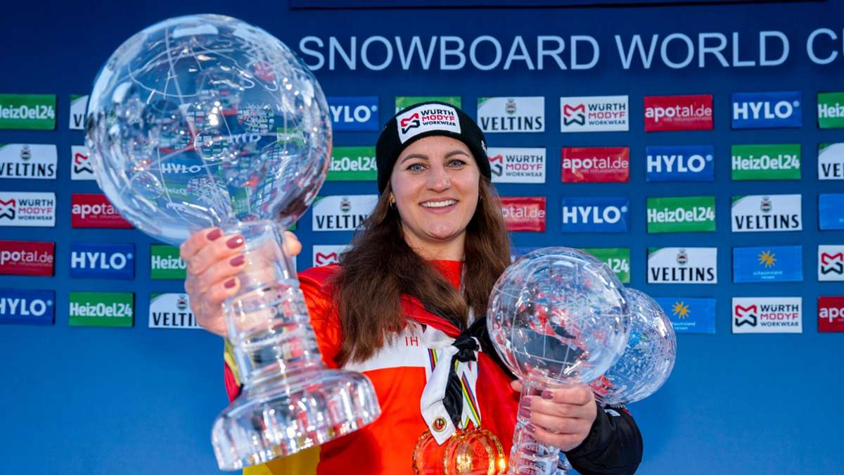 Weltcup: Snowboarderin Hofmeister kämpft nach Triple mit den Tränen