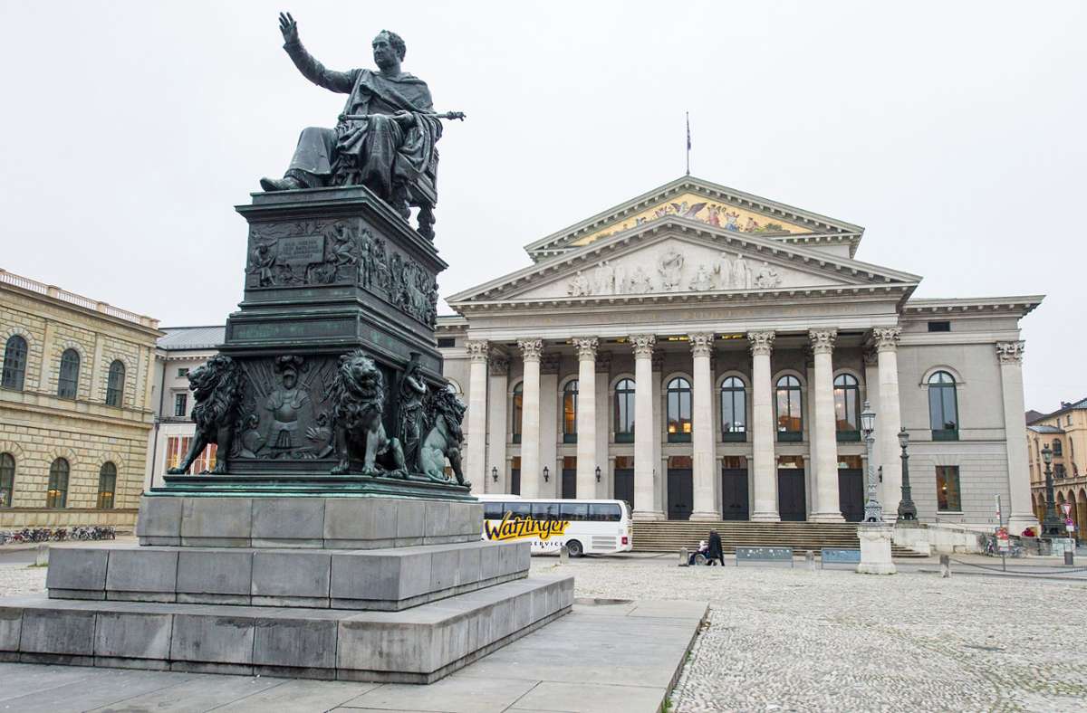 Darf nur 525 von ihren gut 2000 Plätzen besetzen: die Bayerische Staatsoper. Foto: dpa/Marc Müller