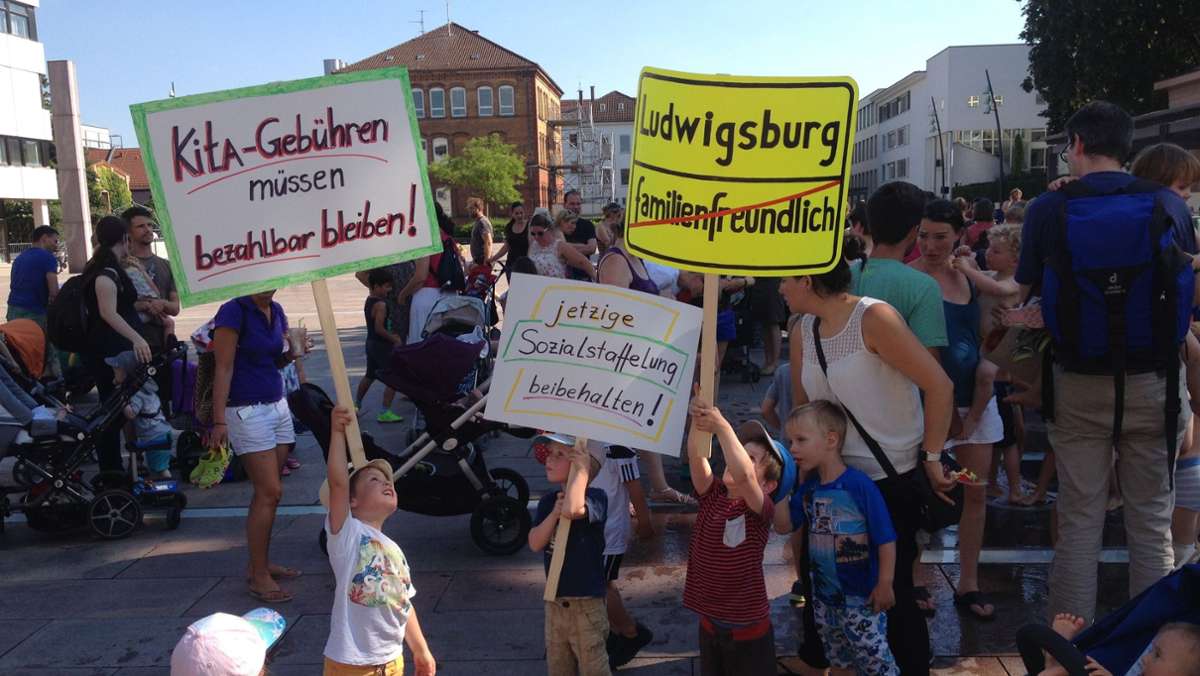 Ludwigsburg und das große Loch in der Kasse: Stadträte streiten wegen höherer Kitagebühren