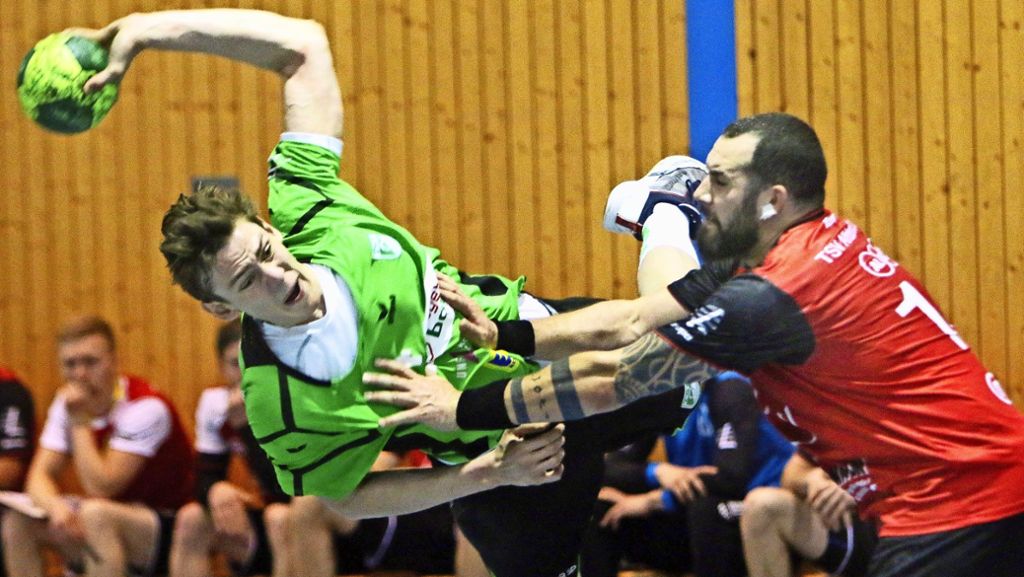 Handball: Ditzingen ist  jetzt    richtig in der Schieflage