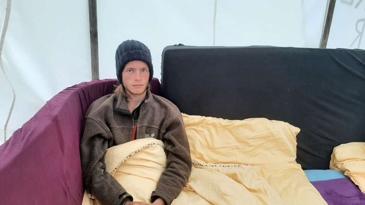Hungerstreik fürs Klima: Junger Stuttgarter isst seit Wochen nichts mehr