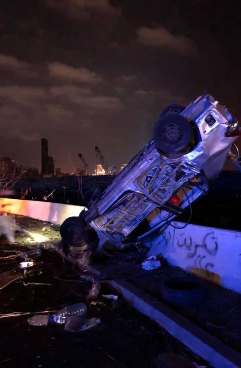 Bilder der zerstörten Stadt Beirut, die der Stuttgarter gemacht hat