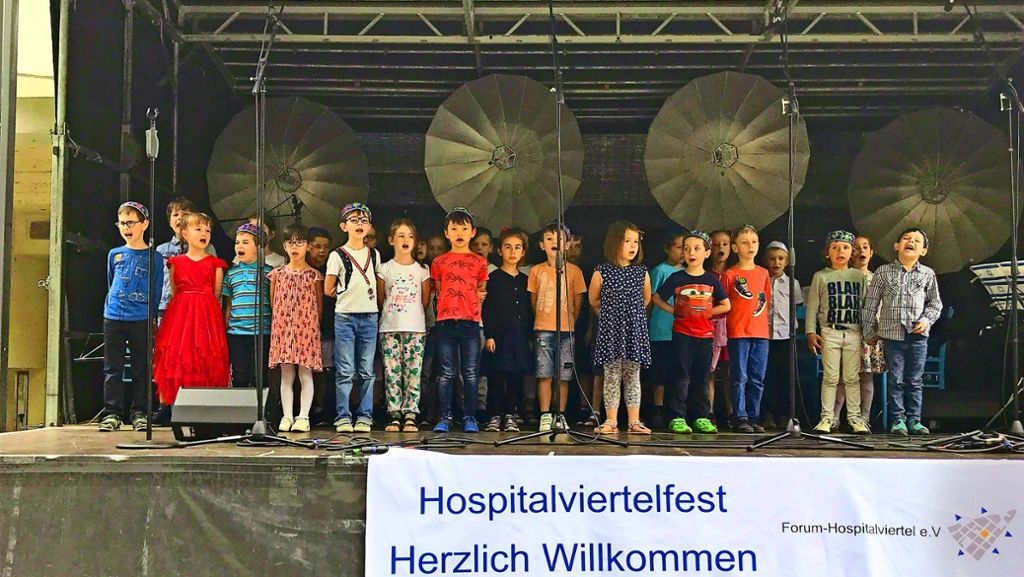 Hospitalviertelfest: Der Synagogenvorplatz ist jetzt ein Teil der Stadt