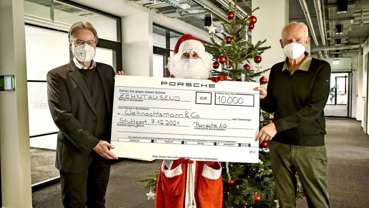 Weihnachtsmann & Co. in Stuttgart: Mit der Porsche-Spende soll das Repair-Café unterstützt werden