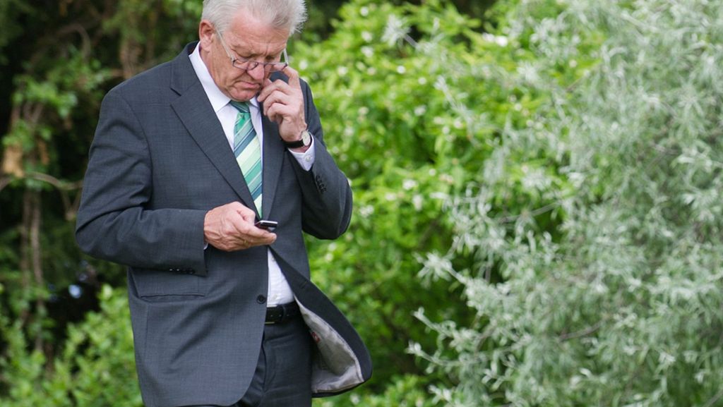 Winfried Kretschmann: Ministerpräsident ärgert sich über Funklöcher