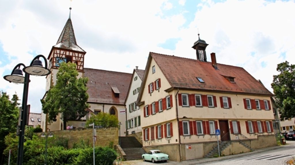 Altes Schulhaus und altes Rathaus in Stuttgart-Weilimdorf: Das historische Ensemble soll saniert werden