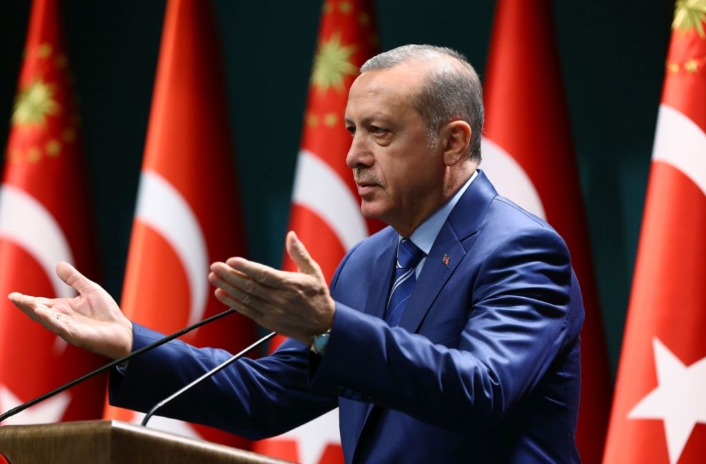 Die Regierung von Staatspräsident Recep Tayyip Erdogan versucht seit Wochen, Deutschland und andere Staaten für einen harten Kurs gegen die Gülen-Bewegung zu gewinnen. Foto: Presidential Press Service