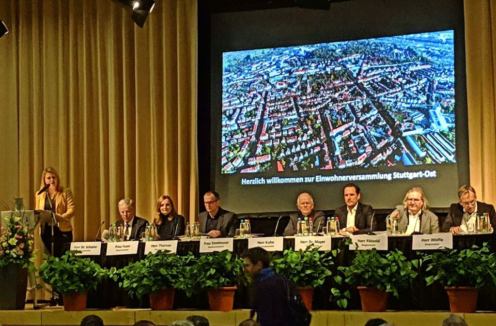Die Bürgermeister haben im Osten viele Fragen beantwortet. Foto: Jürgen Brand
