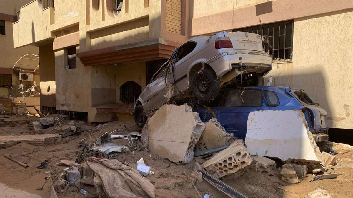 Überflutungen in Nordafrika: „Katastrophale humanitäre Lage“ in Libyens Überschwemmungsgebieten