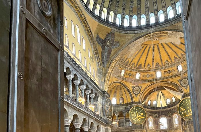 Hagia Sophia mutwillig beschädigt
