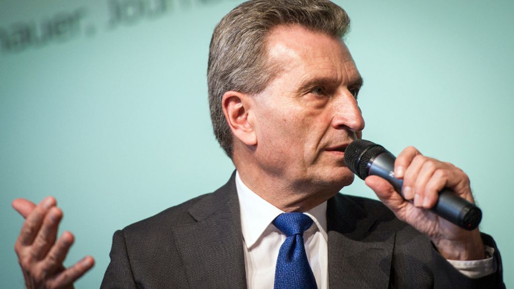 Netzneutralität: Günther Oettinger verteidigt umstrittene EU-Regeln