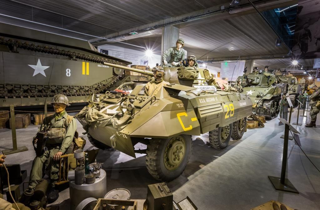 Ein ähnliches Modell steht im Panzermuseum in der Normandie.