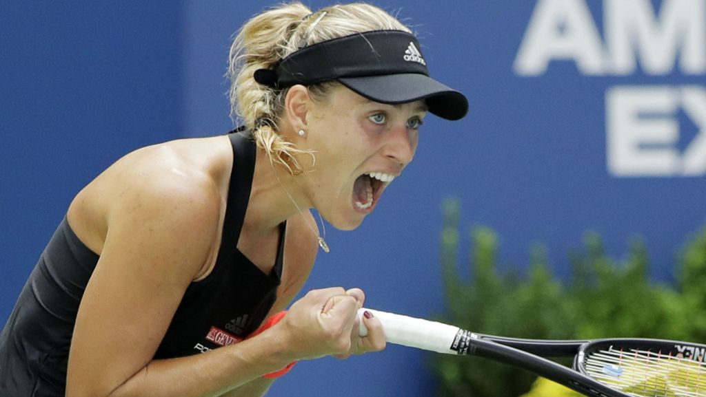 US Open: Angelique Kerber erreicht trotz großer Mühe die dritte Runde