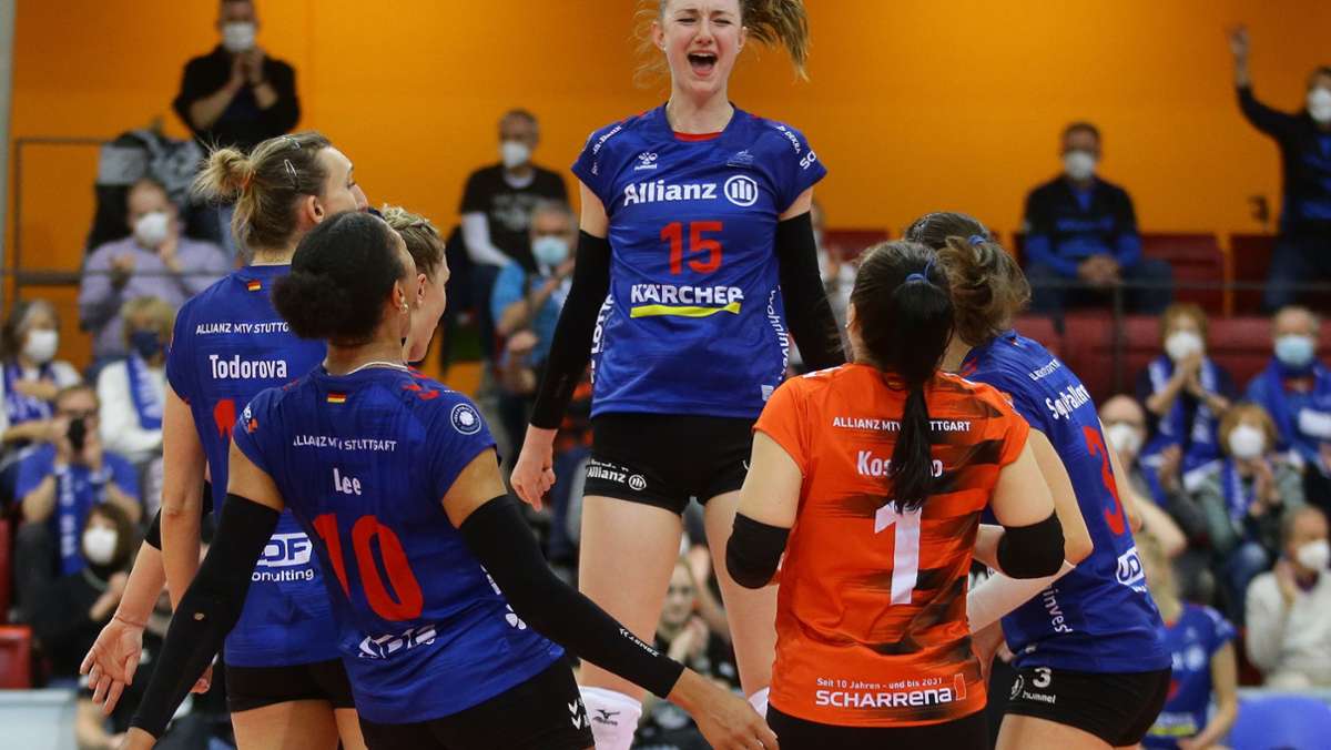  Volleyball-Bundesligist Allianz MTV Stuttgart startet mit einem 3:1 in Erfurt ins neue Jahr – nun ist die Pause kurz. 
