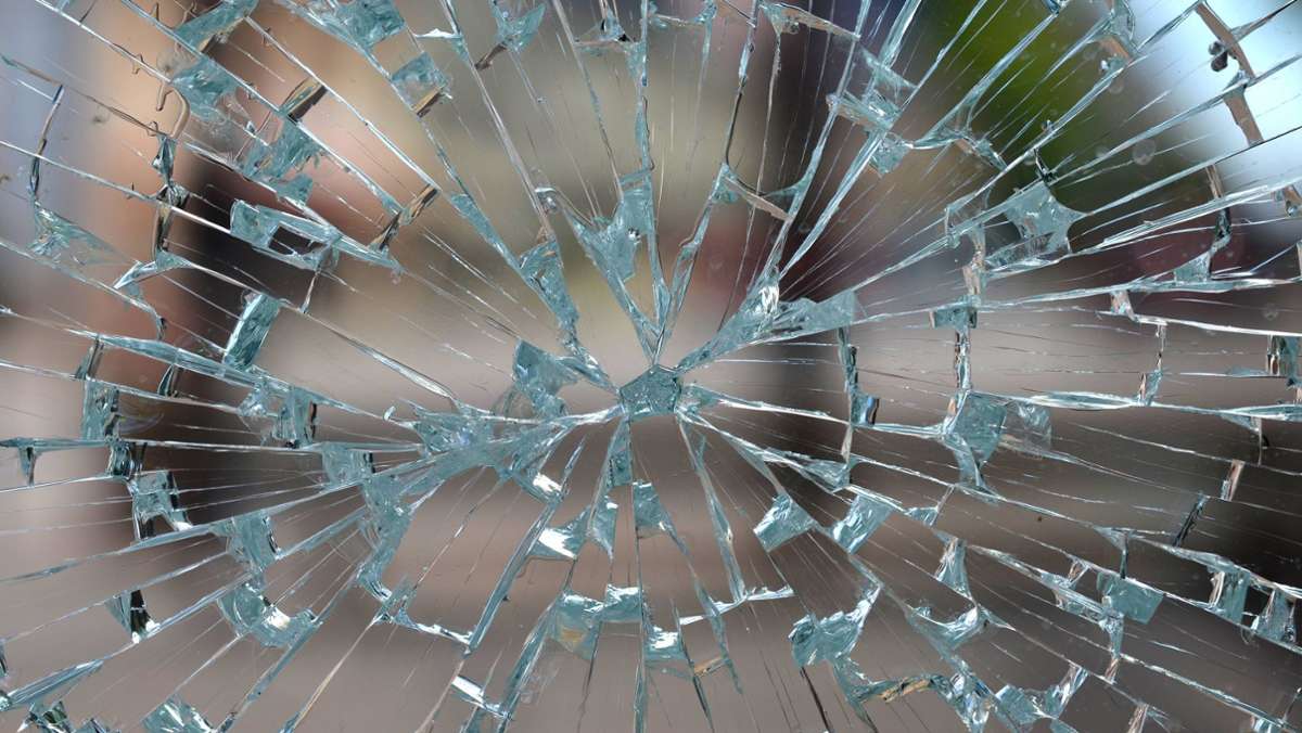 Schulzentrum in  Ditzingen: Steine gegen Fenster geworfen