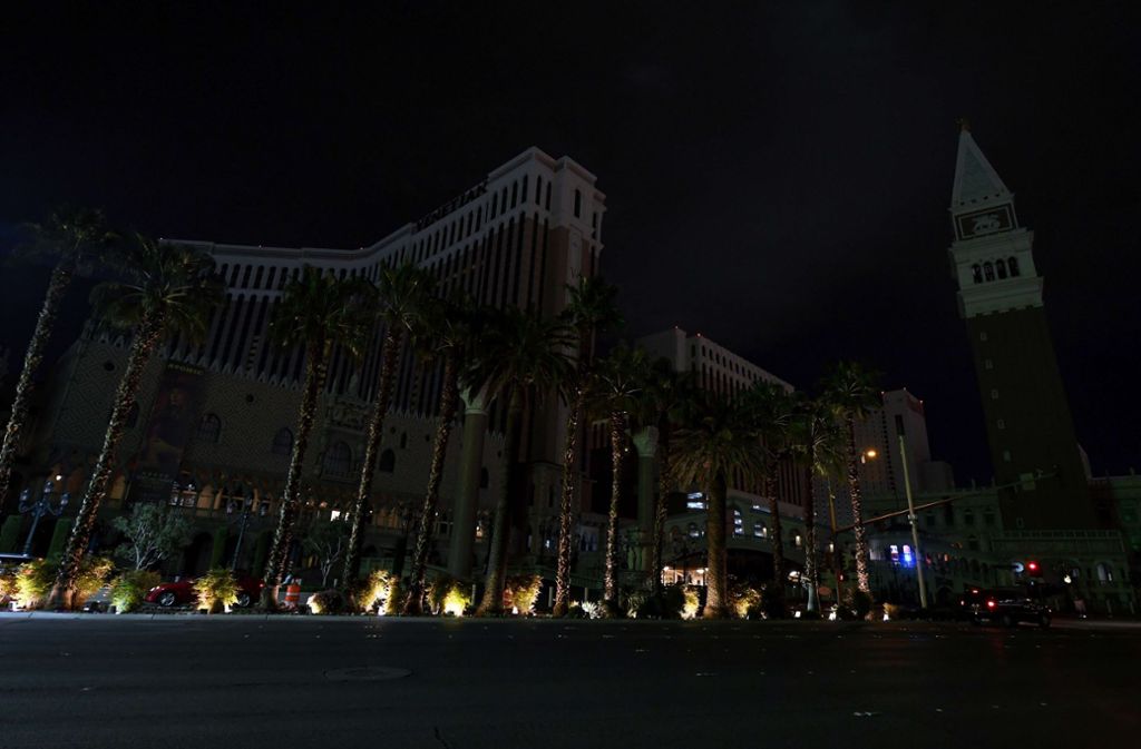 Aufgrund des Lockdowns mussten alle Casinos, Clubs, Restaurants und Hotels in Las Vegas ihren Betrieb einstellen.