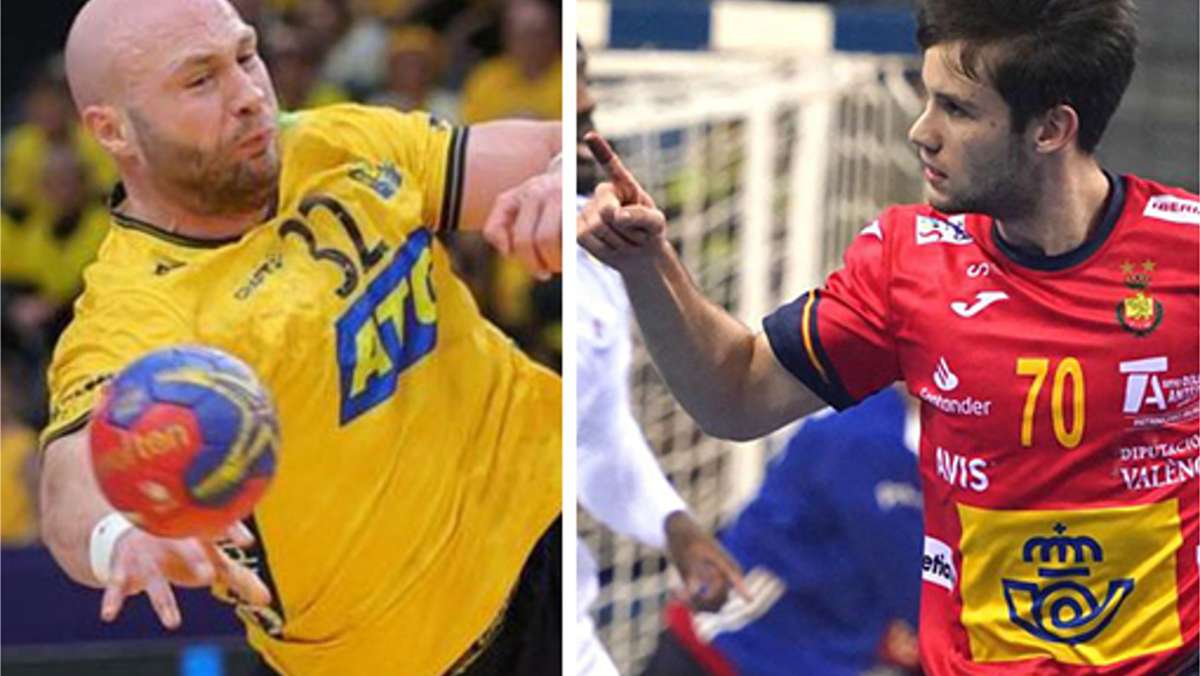 Handballduo vom TVB Stuttgart: Daniel Fernandez und Oscar Bergendahl im WM-Halbfinale