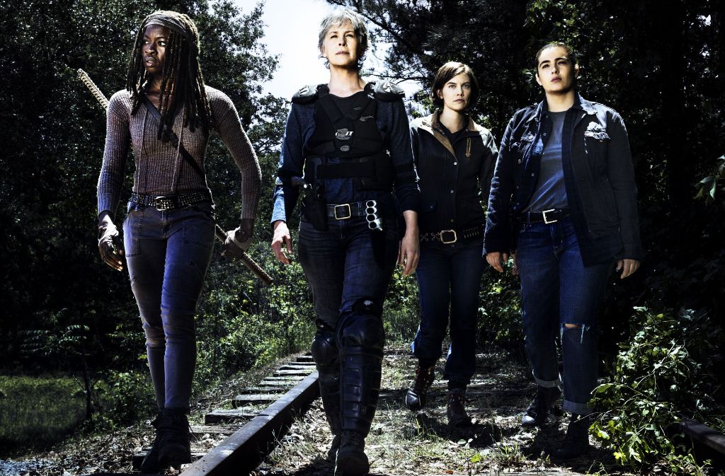 Frauenpower in der Endzeit: von links Michonne (Danai Gurira), Carol (Melissa McBride), Maggie (Lauren Cohan) und Tara (Alanna Masterson)