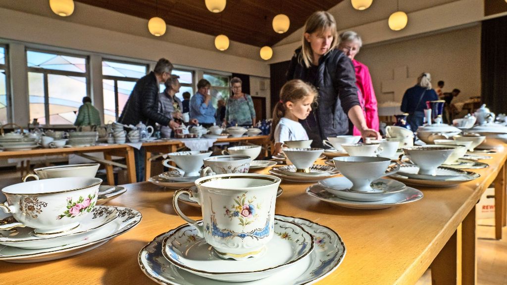 Porzellanmarkt in Renningen: Gute Gelegenheit für alle Tassen im Schrank