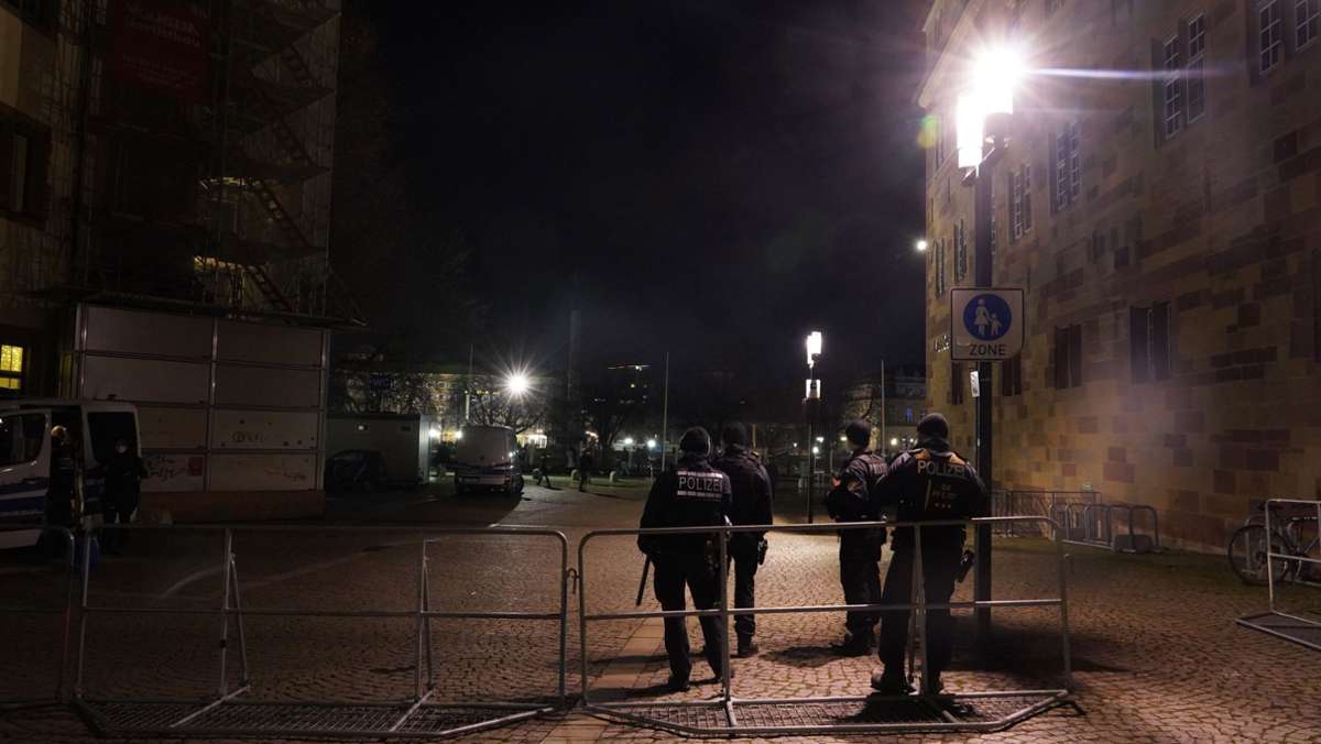 Silvester in Stuttgart: Was die Polizei jenseits des Schlossplatzes zu tun hatte