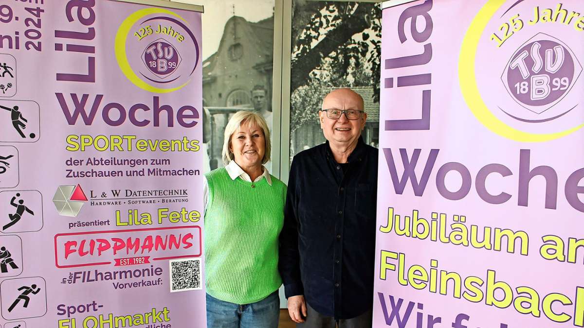 125 Jahre TSV Bernhausen: Dieser Geburtstag wird rundum lila