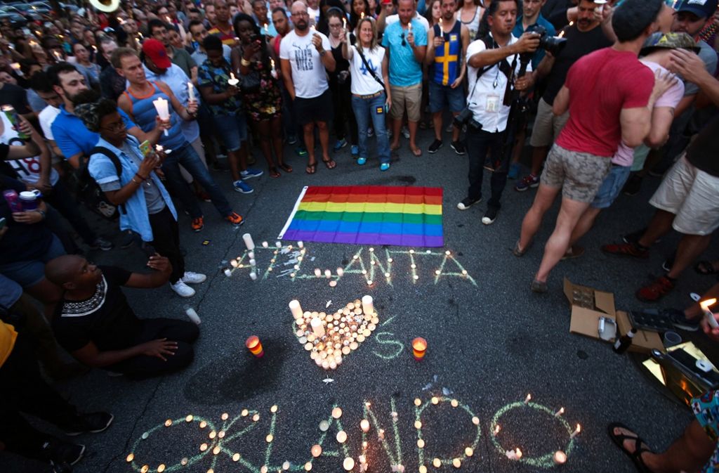 In Atlanta wird wie an vielen anderen Orten der Welt der Opfer des Disco-Massakers gedacht.