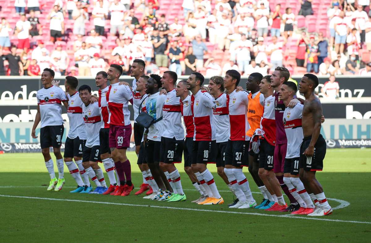 Fast alle Spieler des VfB haben ihren Marktwert in Stuttgart gesteigert. Foto: Pressefoto Baumann/Alexander Keppler