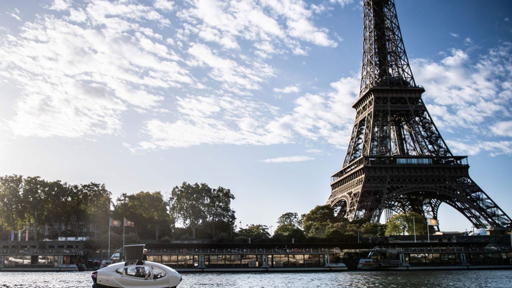 Testphase der Sea Bubbles: In Paris flitzen „fliegende“ Wassertaxis umher