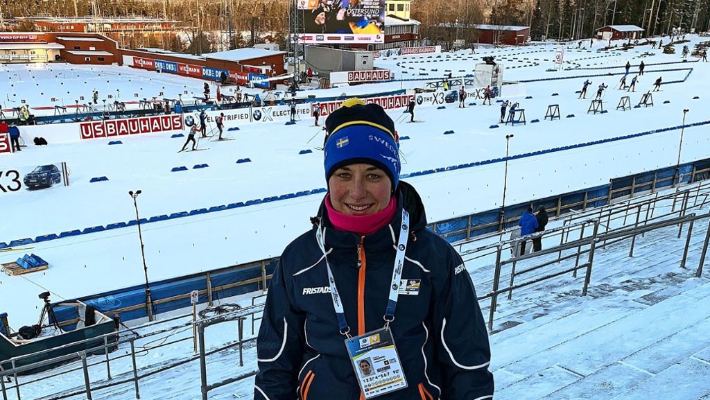 Biathlon: Auf der anderen  Seite  der sportlichen Bühne