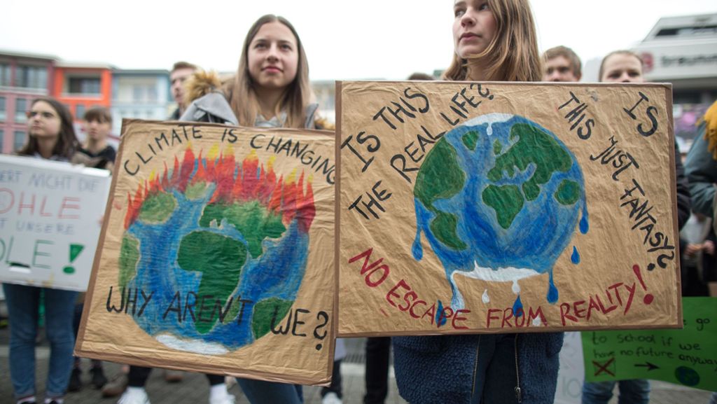 Fridays for Future in Stuttgart: 500 Teilnehmer protestieren für mehr Klimaschutz
