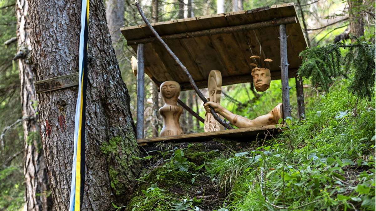 Triennale Fellbach: Vergängliche Kunst mitten im Wald