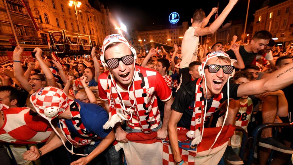 WM 2018: So verrückt feiern die Kroaten den Erfolg ihres Teams