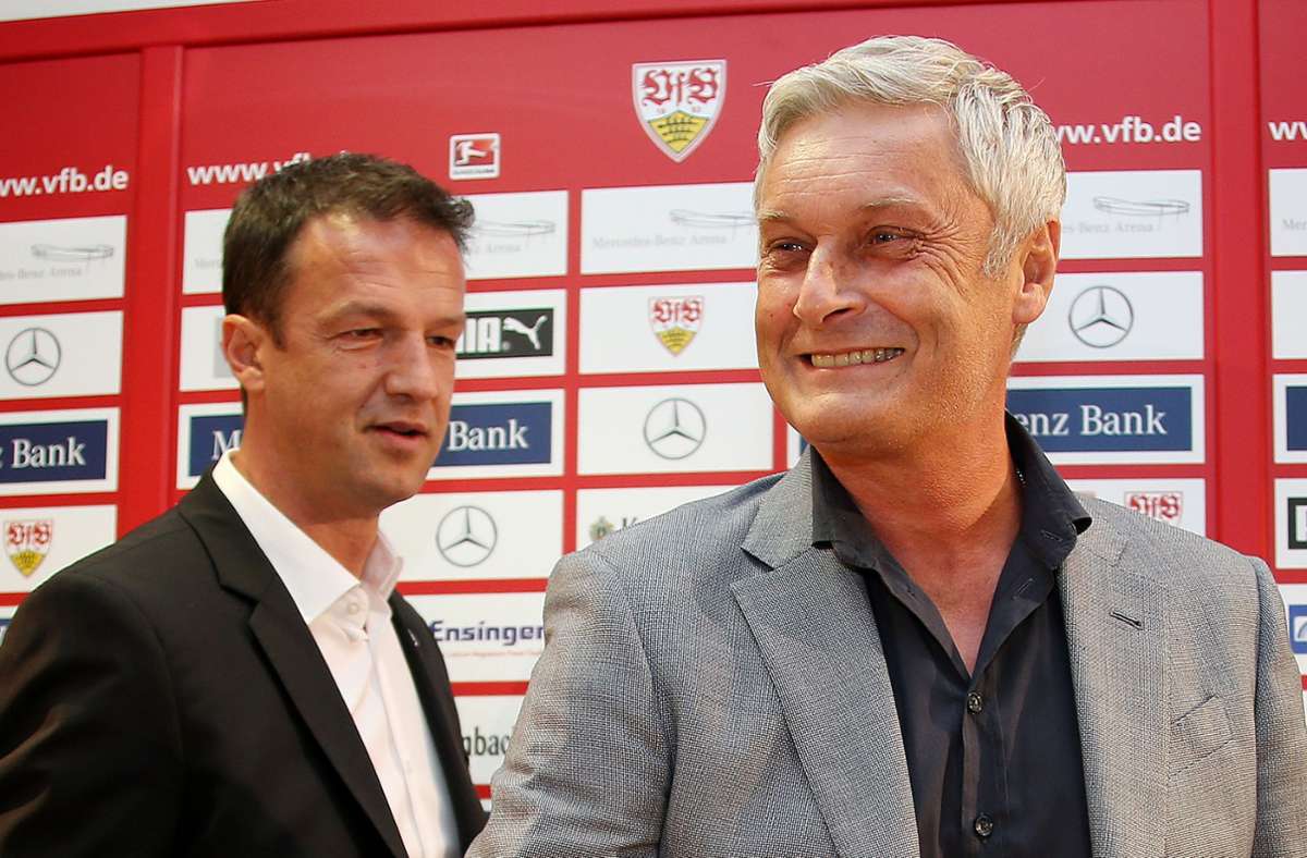 Nachdem der VfB Stuttgart in der Saison 2013/2014 nur mit Mühe die Klasse hält, übernimmt im Sommer wieder Armin Veh das Traineramt am Neckar. Veh unterschreibt in Stuttgart einen Zweijahresvertrag.