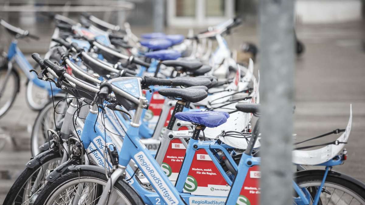 Fahrradverleihsystem in Stuttgart und Umgebung: Regiorad kommt in der Region nicht in  Tritt