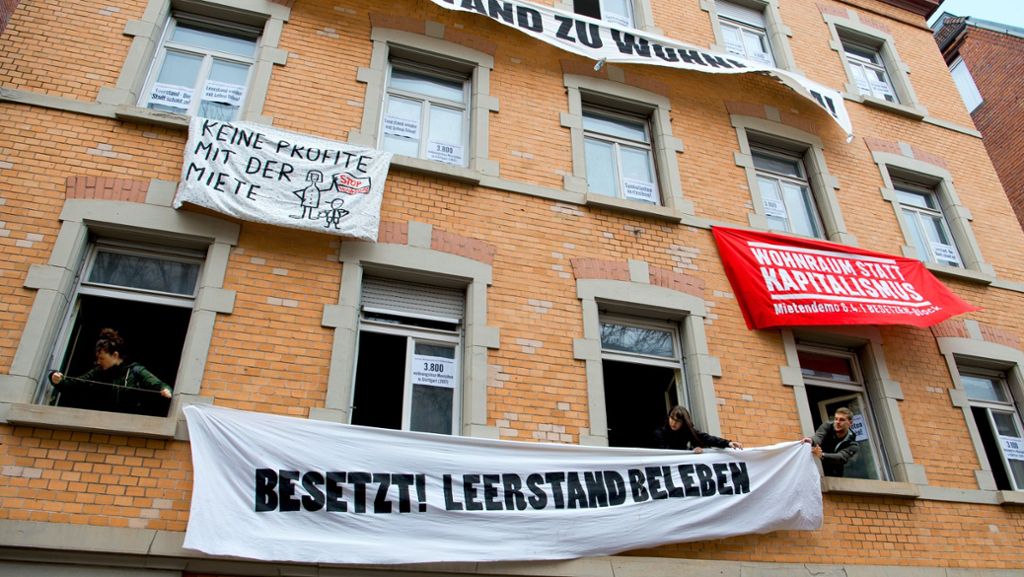 Forststraße 140 in Stuttgart-West: Die Stadt will im Streit um Hausbesetzung vermitteln