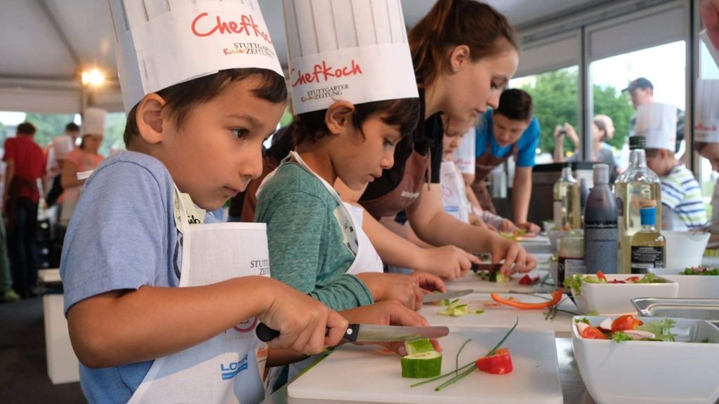 Kinder- und Jugendfestival Stuttgart: Kleine Meisterköche auf dem Schlossplatz