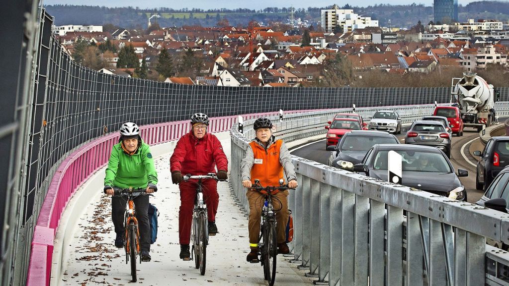 Radweg auf Körschtalviadukt eingeweiht: Eine Bergetappe weniger für die Radfahrer
