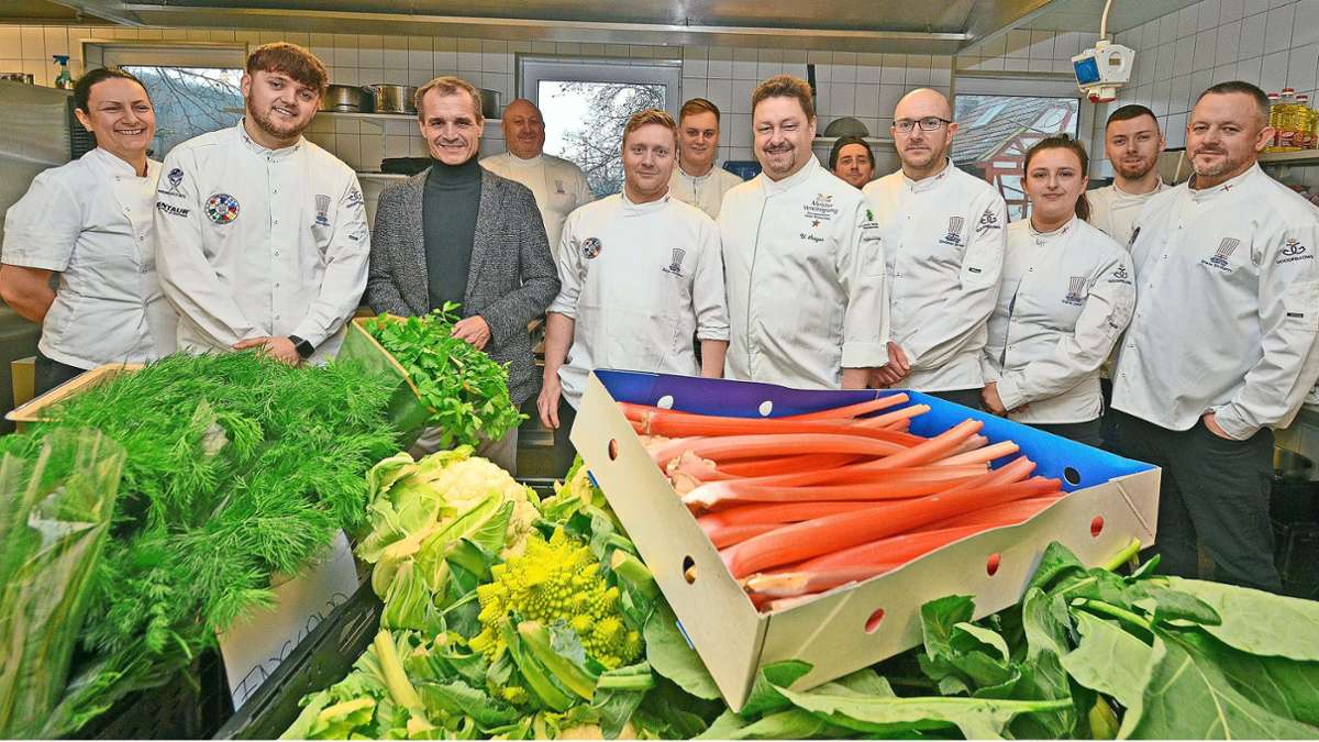 Englische Koch-Nationalteam trainiert in Plochingen: Hochleistungssport am Herd
