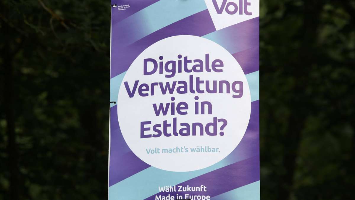 Landtagswahl in Baden-Württemberg: Europapartei Volt tritt in 44 Wahlkreisen an