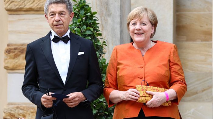 Angela Merkel setzt auf Orange