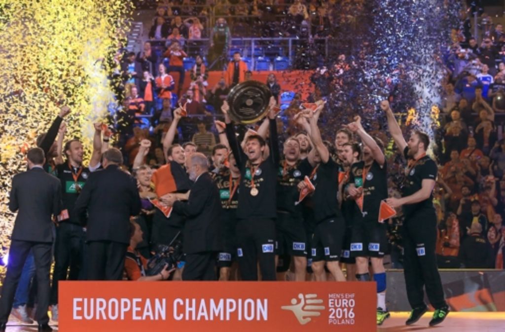 Deutschland ist Handball-Europameister – und wird mit Glückwünschen überhäuft. Foto: dpa