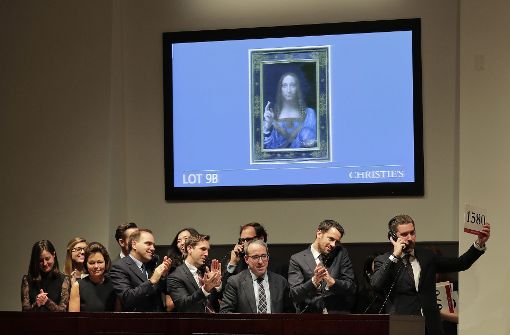 Rekord: Da Vinci-Gemälde für 450 Millionen Dollar versteigert