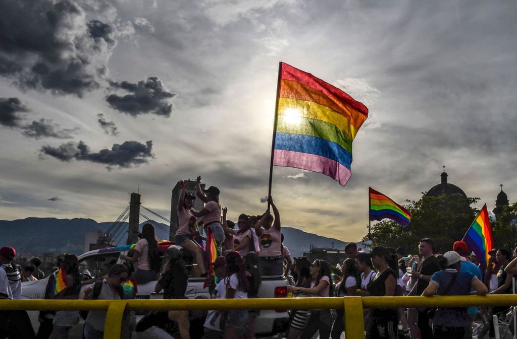 Am Sonntag wurde dort die Gay-Pride-Parade veranstaltet.