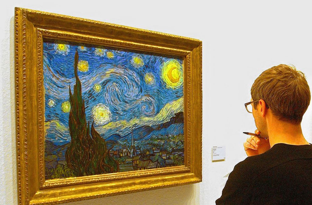Zu Van Goghs bekanntesten Werken gehört neben den „Sonnenblumen“ die „Sternennacht“, die im Museum of Modern Art in New York ausgestellt ist.
