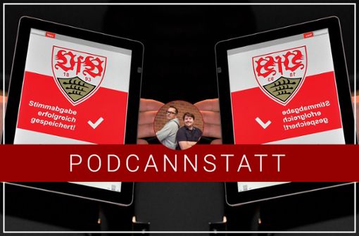 Der „PodCannstatt“ blickt auf die Mitgliederversammlung des VfB Stuttgart. Foto: StZN/Baumann