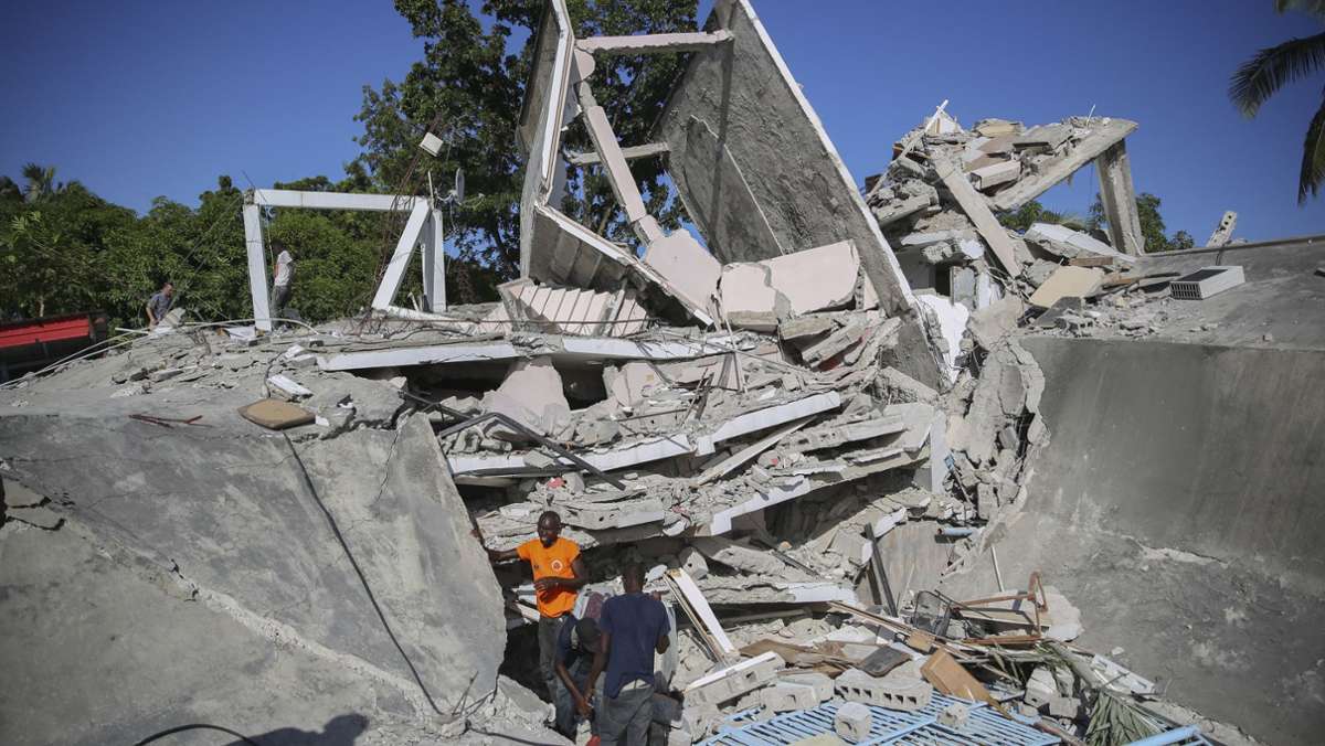 Erdbeben auf Haiti: Fast 1300 Tote –  Sturm „Grace“ naht
