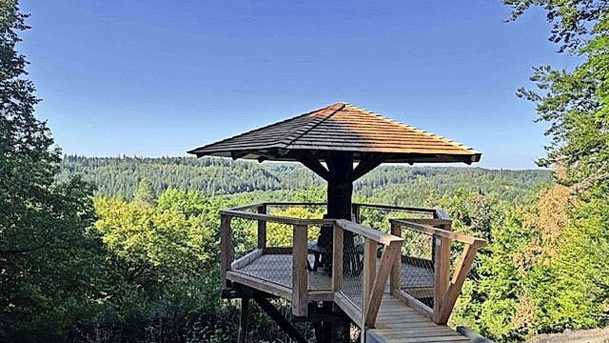 Naturpark Schönbuch: Zur Aussichtskanzel am höchsten Punkt im Schönbuch