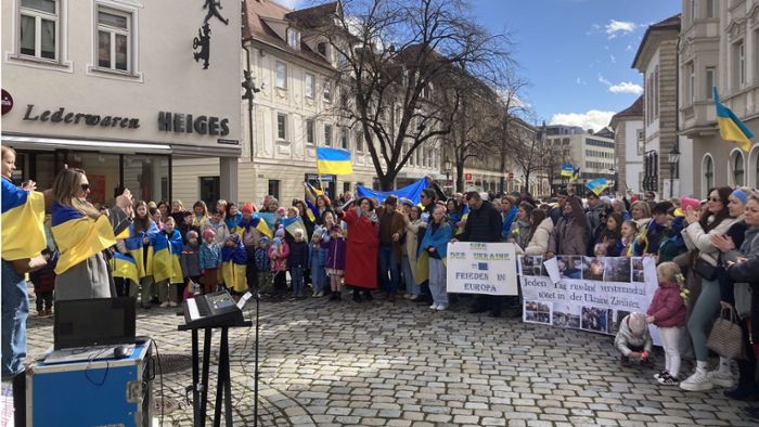 Appell zur weiteren Solidarität mit der Ukraine