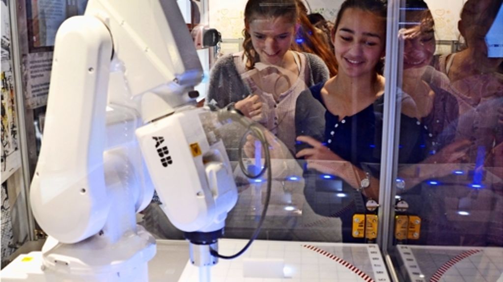 Körschtalschule in Plieningen: Der Roboterarm weist in die Zukunft