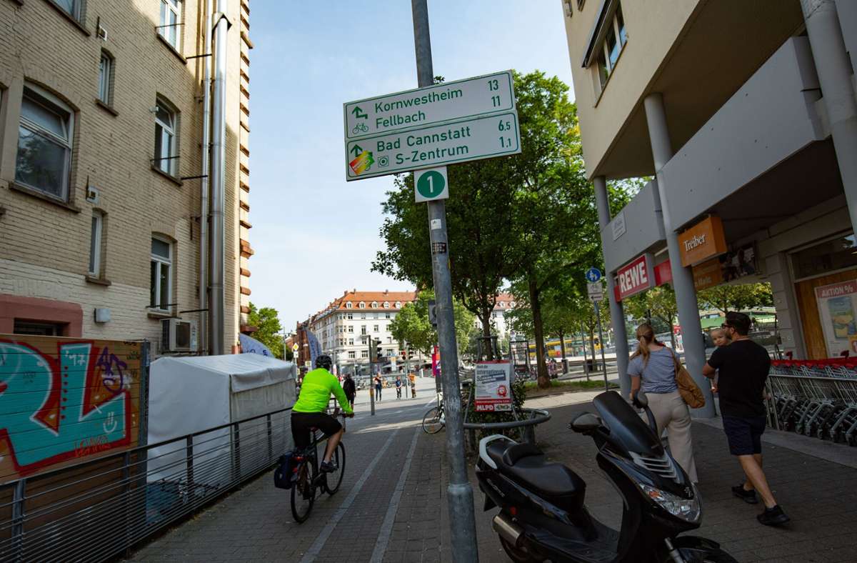 Auf der Radroute 1 geht’s zum Marienplatz. Foto: Lichtgut/Leif Piechowski
